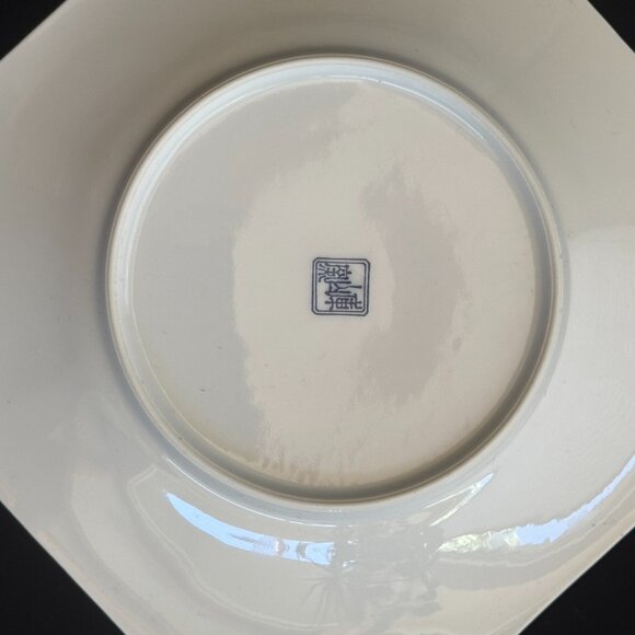 Set of 5 Vintage Otagiri Red Dragon Plates Octagon 7.25" Chinoiserie Japan 1960s - Picture 6 of 7